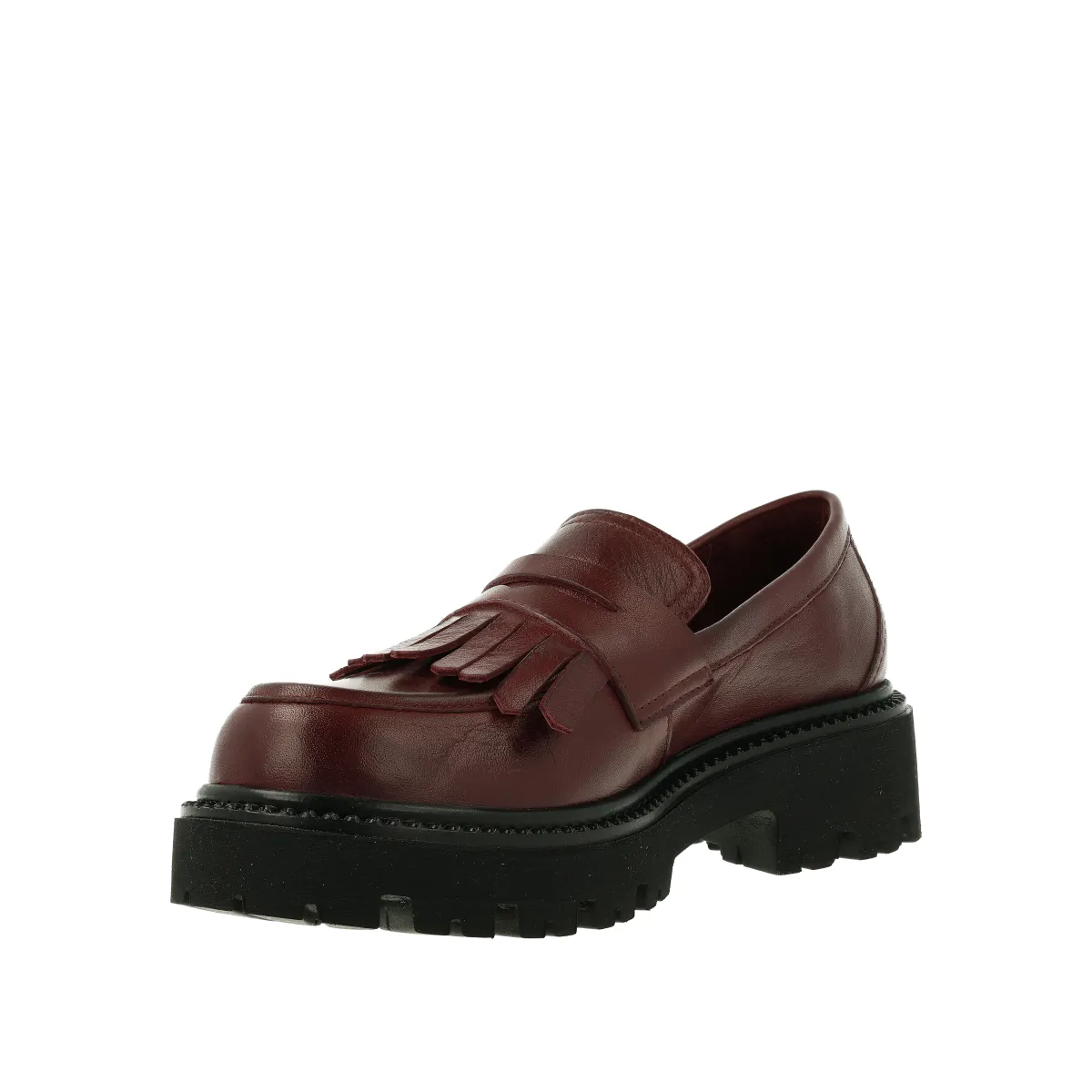 MOKASYNY LA STRADA 11707XT BORDO - obrazek 6