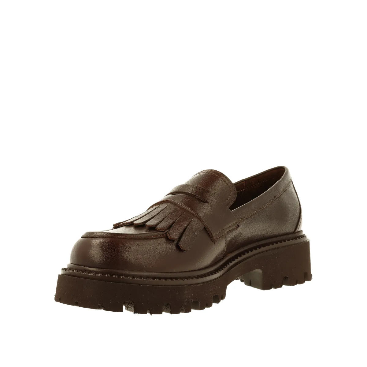 MOKASYNY LA STRADA 11707XT BROWN - obrazek 6