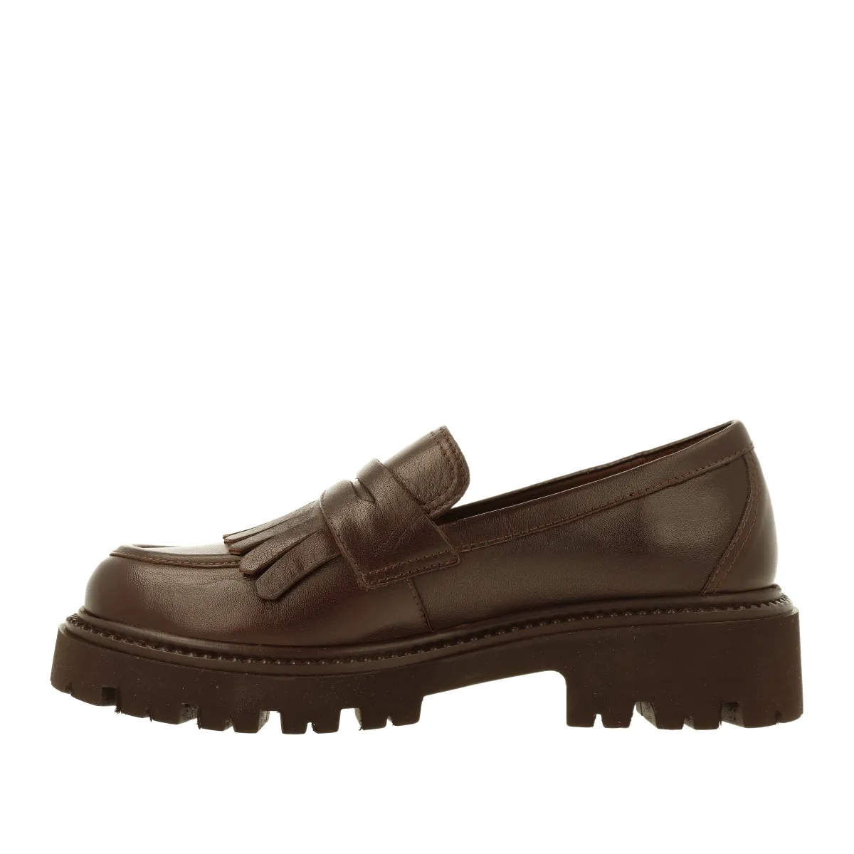 MOKASYNY LA STRADA 11707XT BROWN - obrazek 5